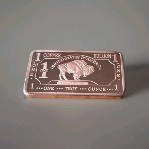 Copper bars buffalo - oz,