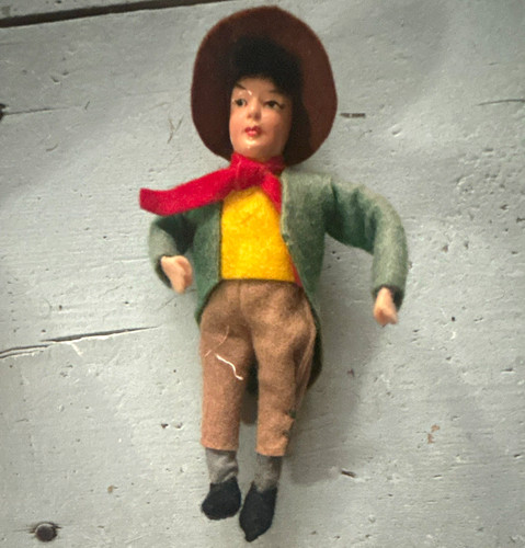 Vintage jay folk art - , doll