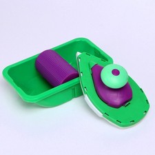 7x Point Paint Pad Pro Set Sponge Tray Roller Wall Painting Corner Edge DIY Tool