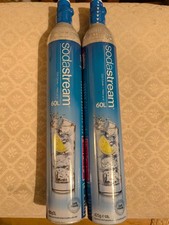 Pair of Soda Stream CO2 60L Gas Cylinder Refills - Factory Sealed /Full (X2)