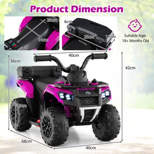 Kids electric quad bike - 6v,