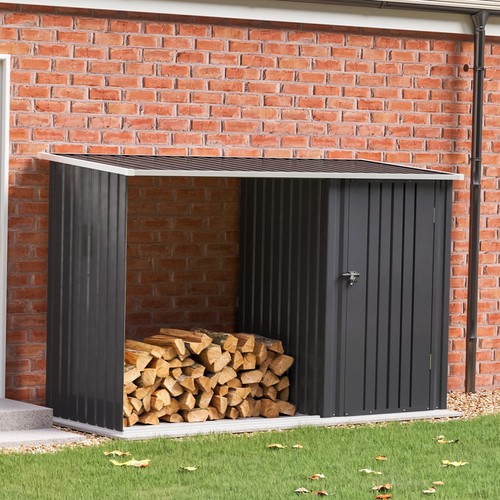 Steel garden storage shed with - storage,