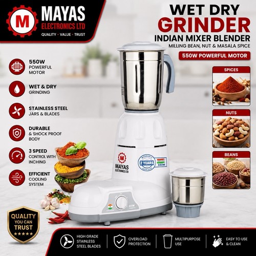 Wet dry grinder - wet, indian