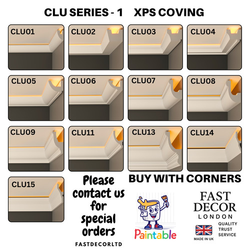 Premium coving cornice - premium, molding