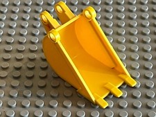 LEGO TECHNIC PNEUMATIC Yellow Excavator Bucket 2950 Leather / Set 8455 Back-hoe