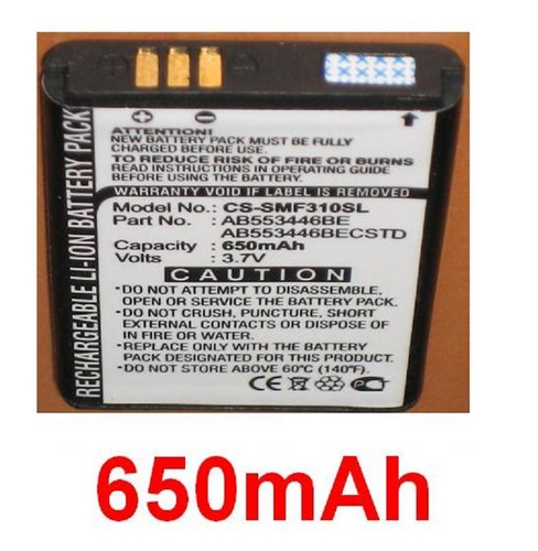 Battery 650mah ab553446be - 650mah, for