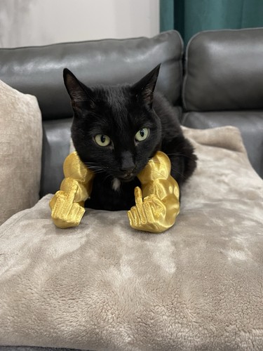Hulk hands for cats small - hands,