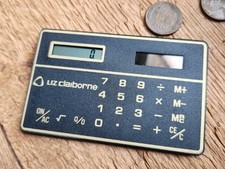 Used / Liz Claiborne / Black Gold / Solar / Wallet Calculator