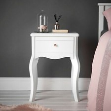 White Bedside Table Drawers