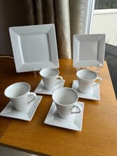 Choice of Maxwell Williams Porcelain White Basics Monaco Plates & Mugs