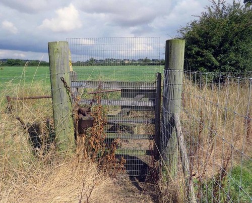 Photo 6x4 gate footpath - 6x4,
