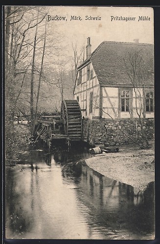 Postcard bad buckow - of,