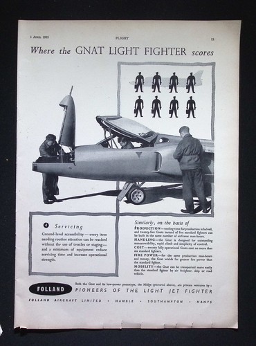 Original 1955 advert folland - original,