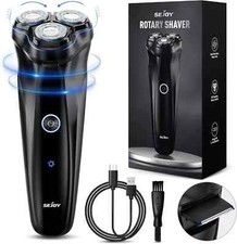 3D Electric Shaver Rotary Shavers,Electric Razor for Men,Rechargeable Shaving