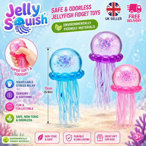 Needoh jellyfish jelly squish - needoh,