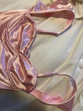 Lucy In Sky Women's Polyester Beautiful Satin Mini Dress Pink Size Small S