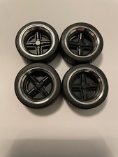 1/18 scale Modified Tuning REAL ALUMINIUM 15”REVOLUTION WHEELS in Satin black