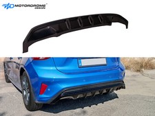 REAR DIFFUSER FOR FORD FOCUS MK4 ST-LINE (2018-) ABS GLOSS BLACK