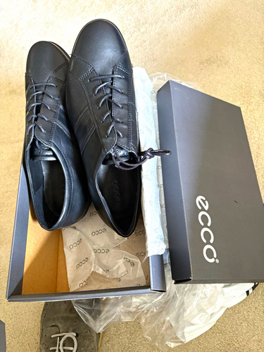 Ecco ladies leather black lace - ecco,