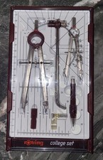 Vintage ROtring College Technical Drawing Set Made In Germany