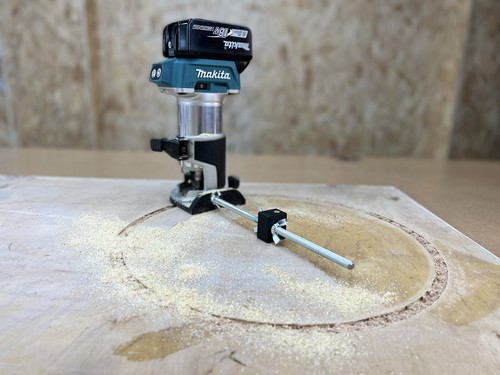 Circle jig for makita drt50 - jig,