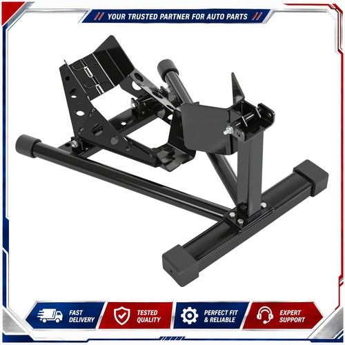 Motorcycle front wheel chock - front,
