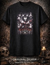 Anime T Shirt Oni Black Flame