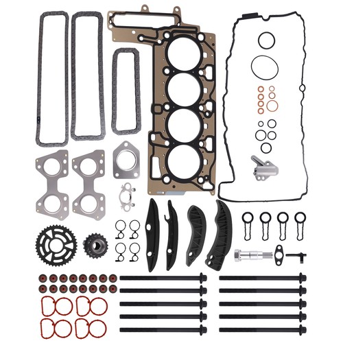 Head gasket timing chain kit - head,