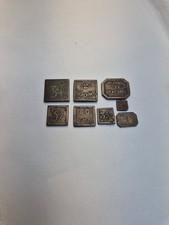 Set Of 8 Bronze Apothecary