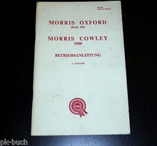 Owners Manual Handbook Morris