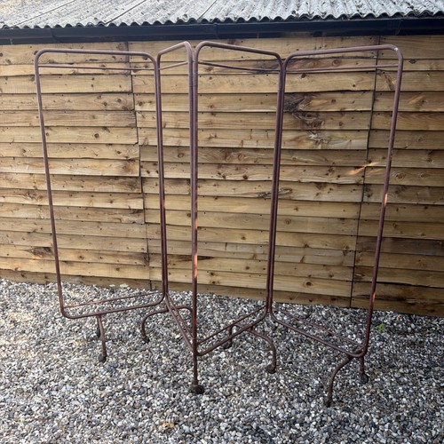 Vintage folding piece screen - vintage,