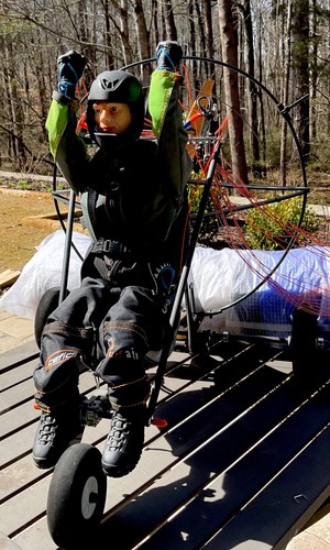 Paramotor with custom trike - rc,