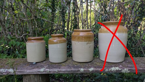 Old vintage stoneware - old,