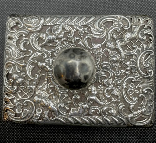 Edwardian silver blotter - blotter, by