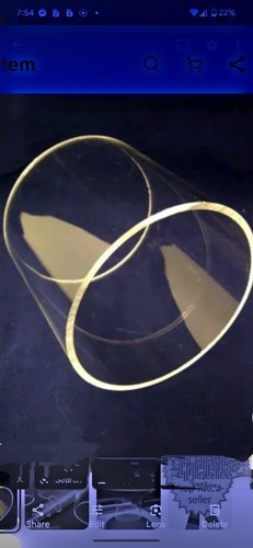 Clear acrylic tube - 300mm, x