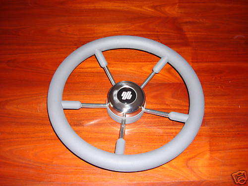 Boat steering wheel rib - boat,
