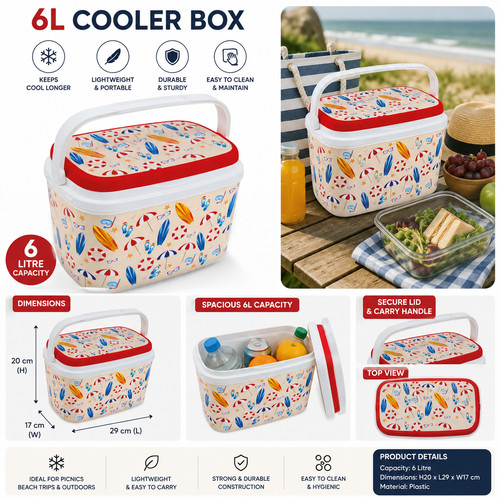 Cooler box picnic - 6l,