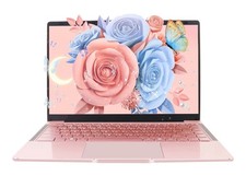 Ultra Thin and Portable 14" Rose Gold Laptop Computer, 4-core Celeron J4105
