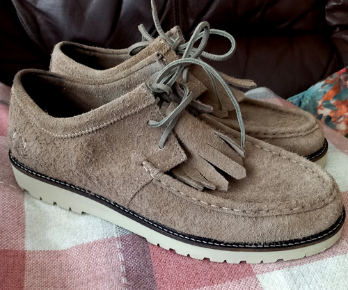 Fred perry beige suede - fred,