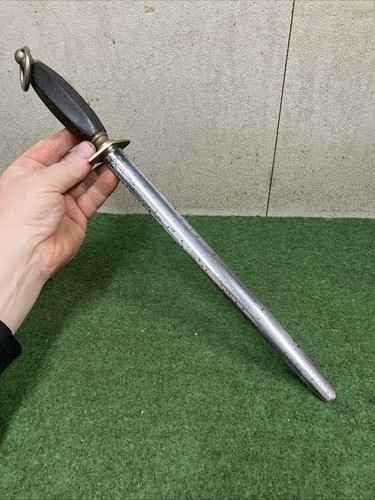 Vintage oval sharpening steel - vintage,