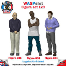 Figure Set 129 - 1/32 scale, 383, 314, & 385, Men, spectators, standing