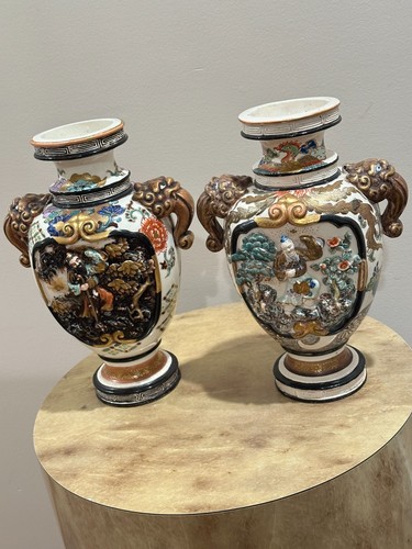 Pair antique japanese - of,