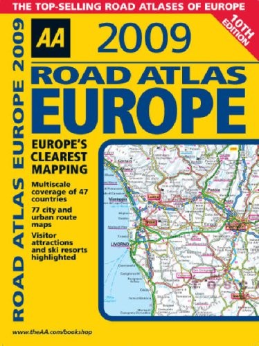 Road atlas europe - europe, (aa