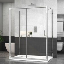 Sliding Door 3-Sided Shower