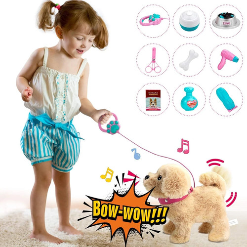 Talking plush golden retriever - plush,