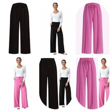 Womens Joggers Tracksuit Bottoms Close Hem Fleece Ladies Trousers Jogging Pants