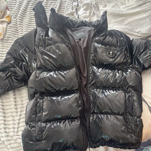 Trapstar black shiny puffer - trapstar,
