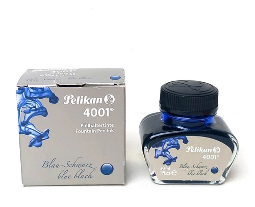 Pelikan 4001 blue - pelikan, black