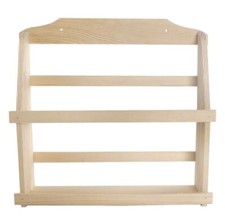 Pine Wood Two-Tier Spice Rack
