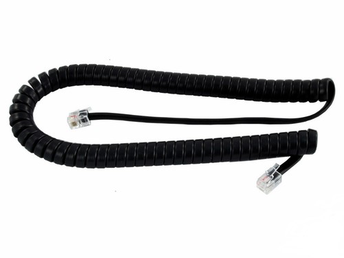 Telephone handset curly - handset, cord